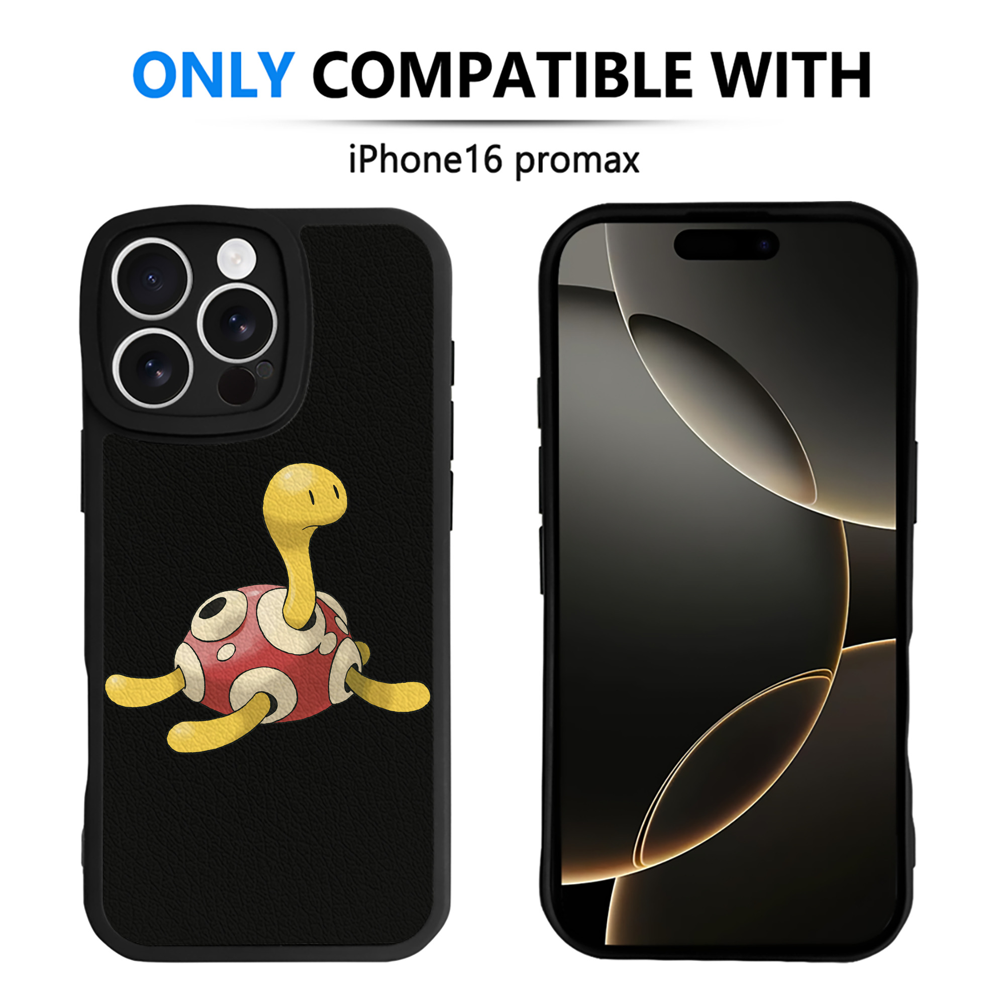 （画像用） ポケットモンスター Pokémon 【iPhone 16シリーズ対応】シリコンスマホケース（レザー調） 材質：シリコン